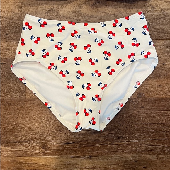 Kate Spade Cherry Print Bikini - White and Red - Picture 2 of 4